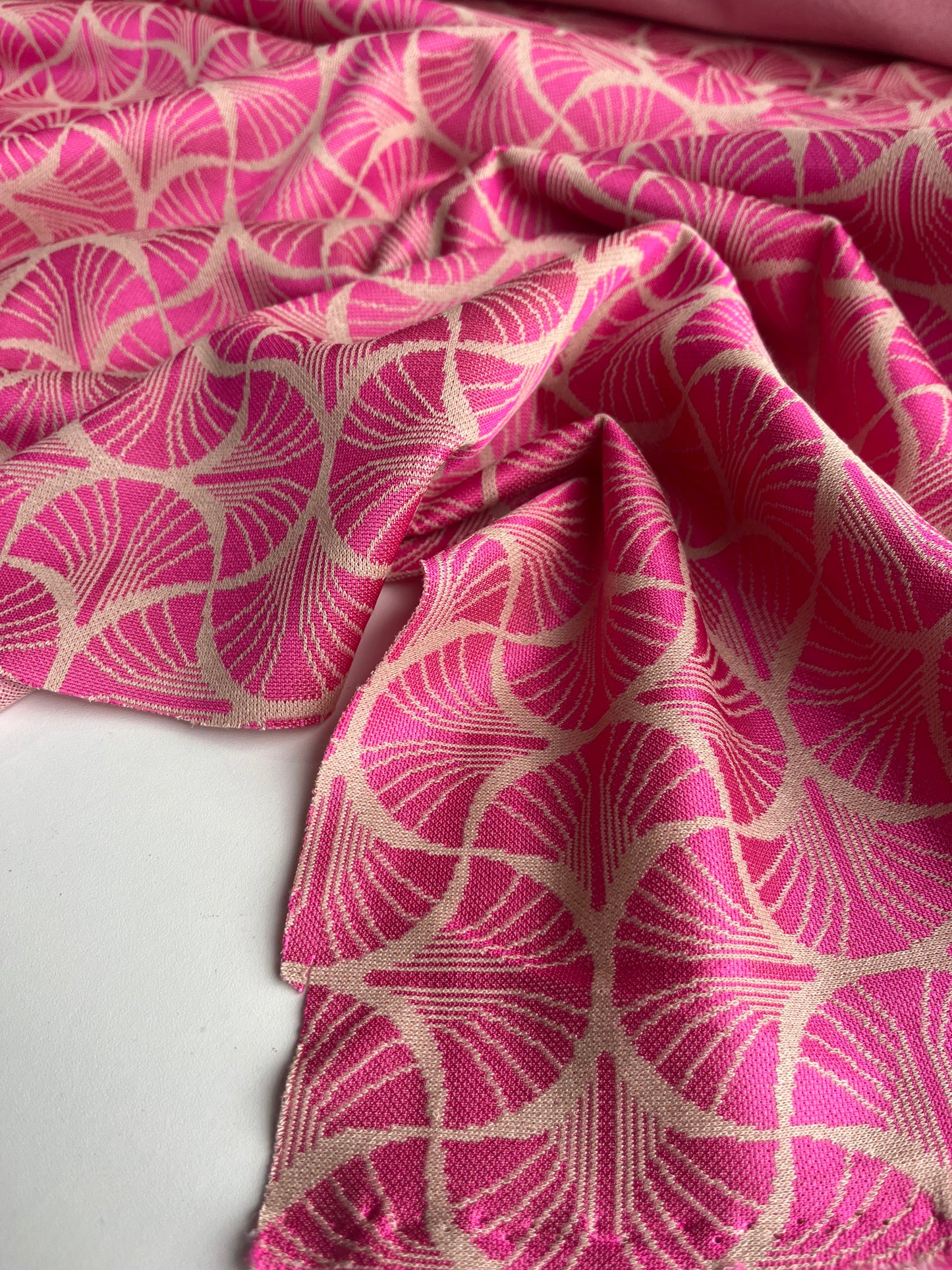 PORTIA 052 jersey jacquard with lurex