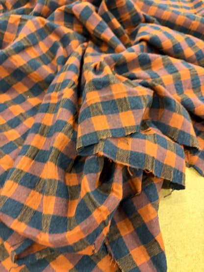 PIPO 041 cotton seersucker check