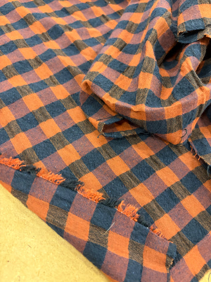 PIPO 041 cotton seersucker check
