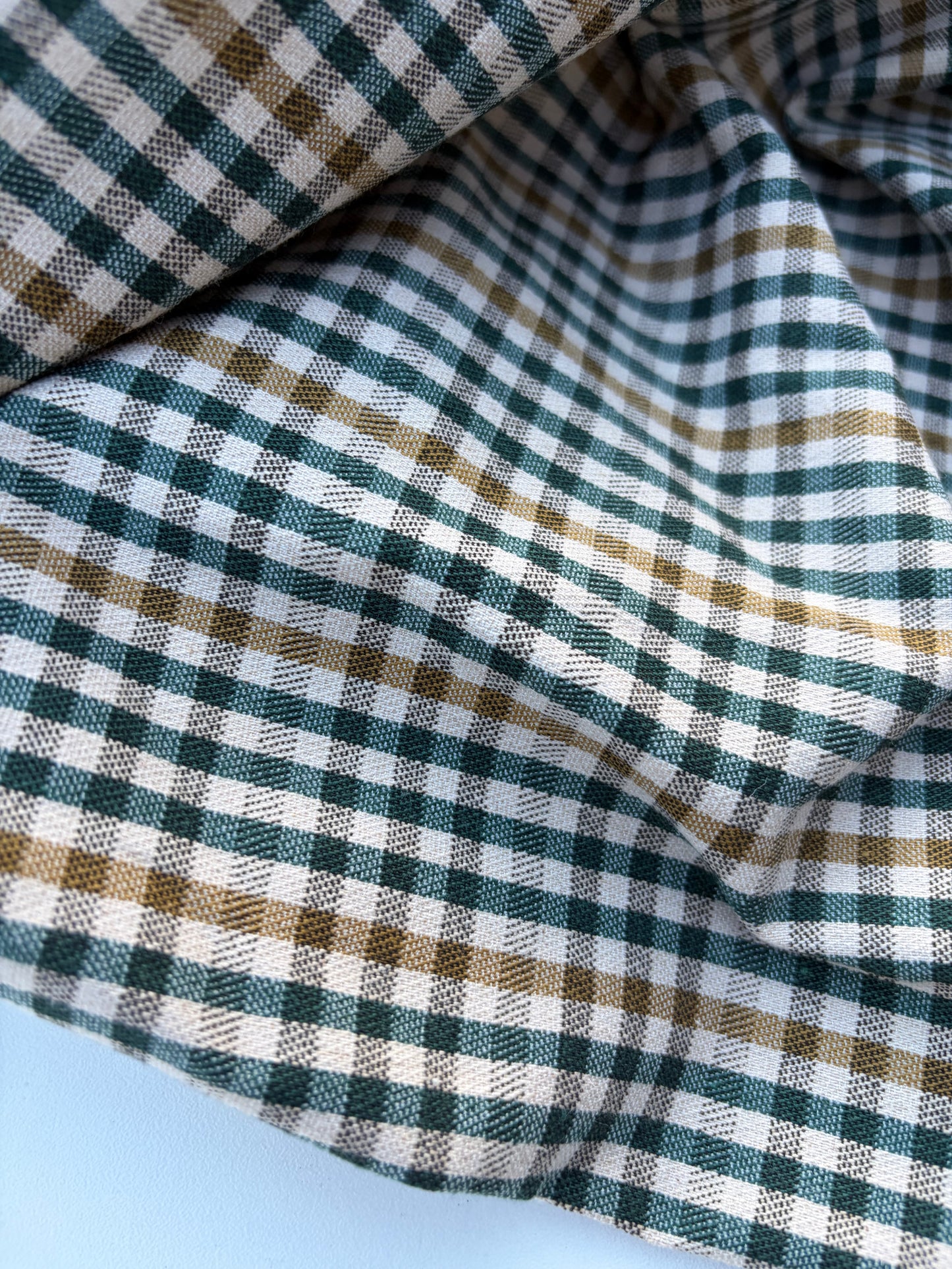 WOOL EDIT 010 checkered stretch fabric with wool