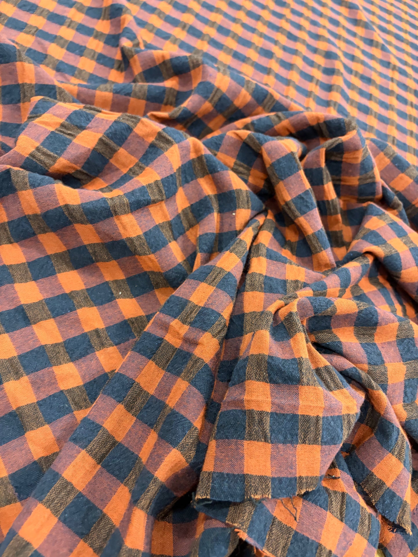PIPO 041 cotton seersucker check