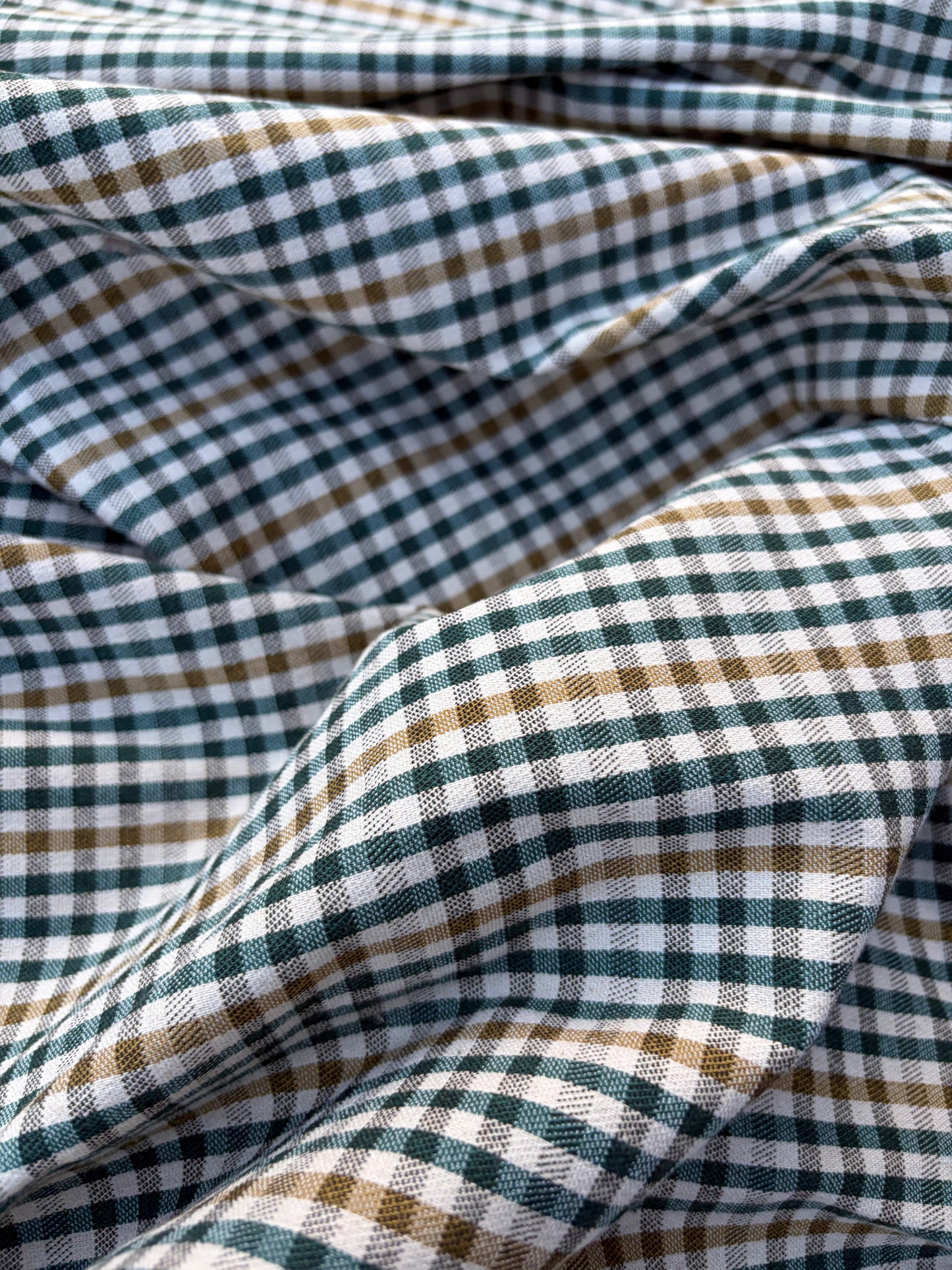 WOOL EDIT 010 checkered stretch fabric with wool
