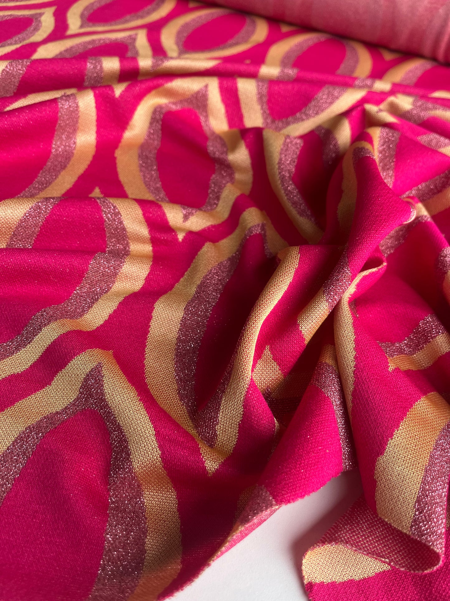 PORTIA 053 jersey jacquard with lurex