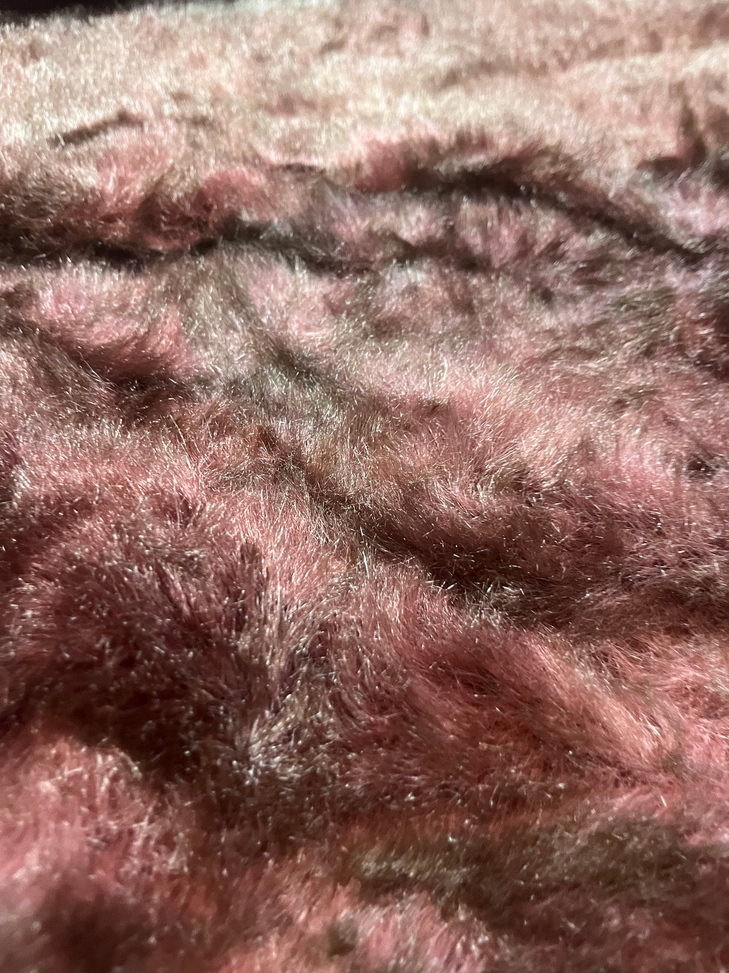 JUST 028 fake fur brique