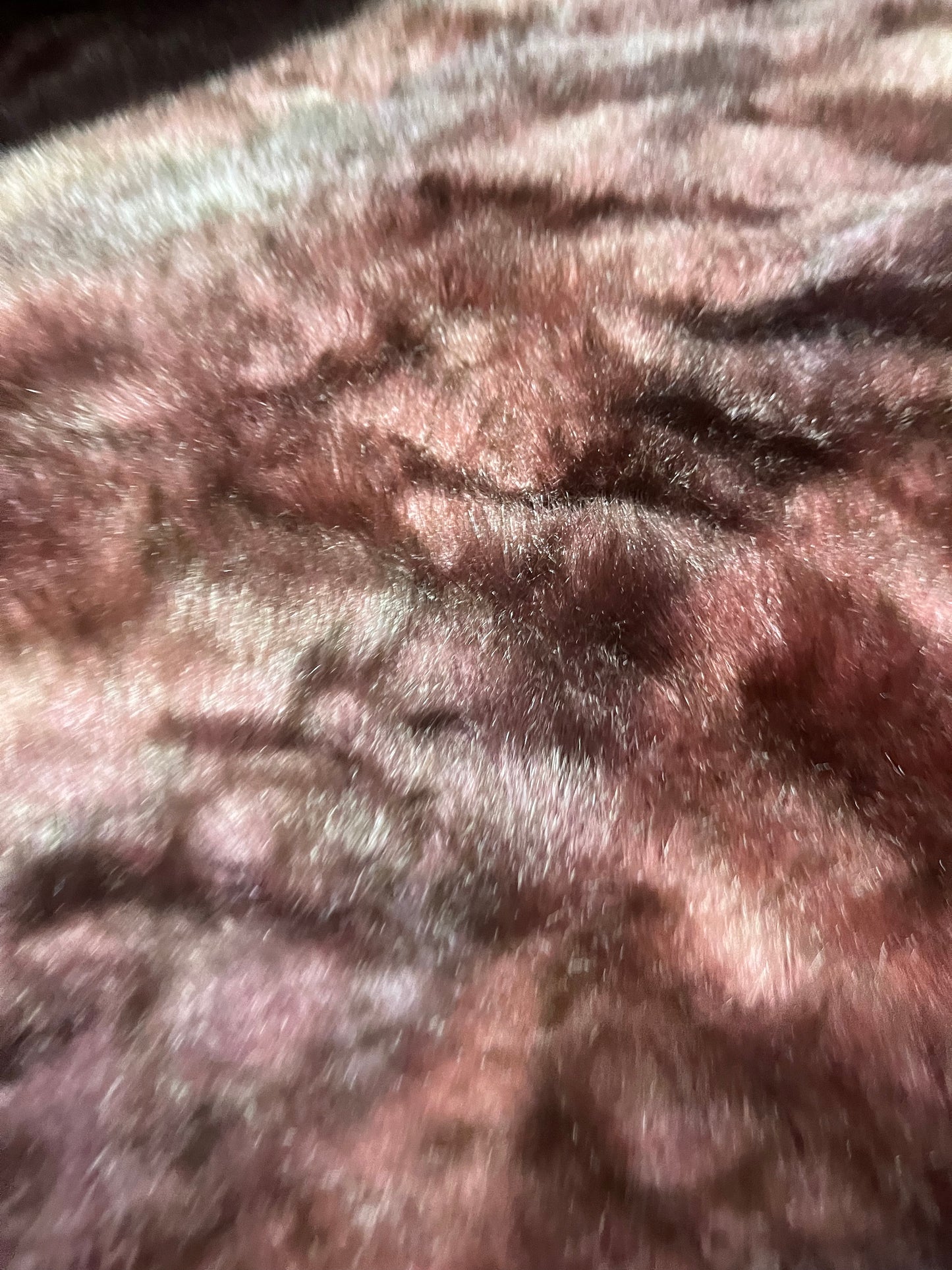 JUST 028 fake fur brique