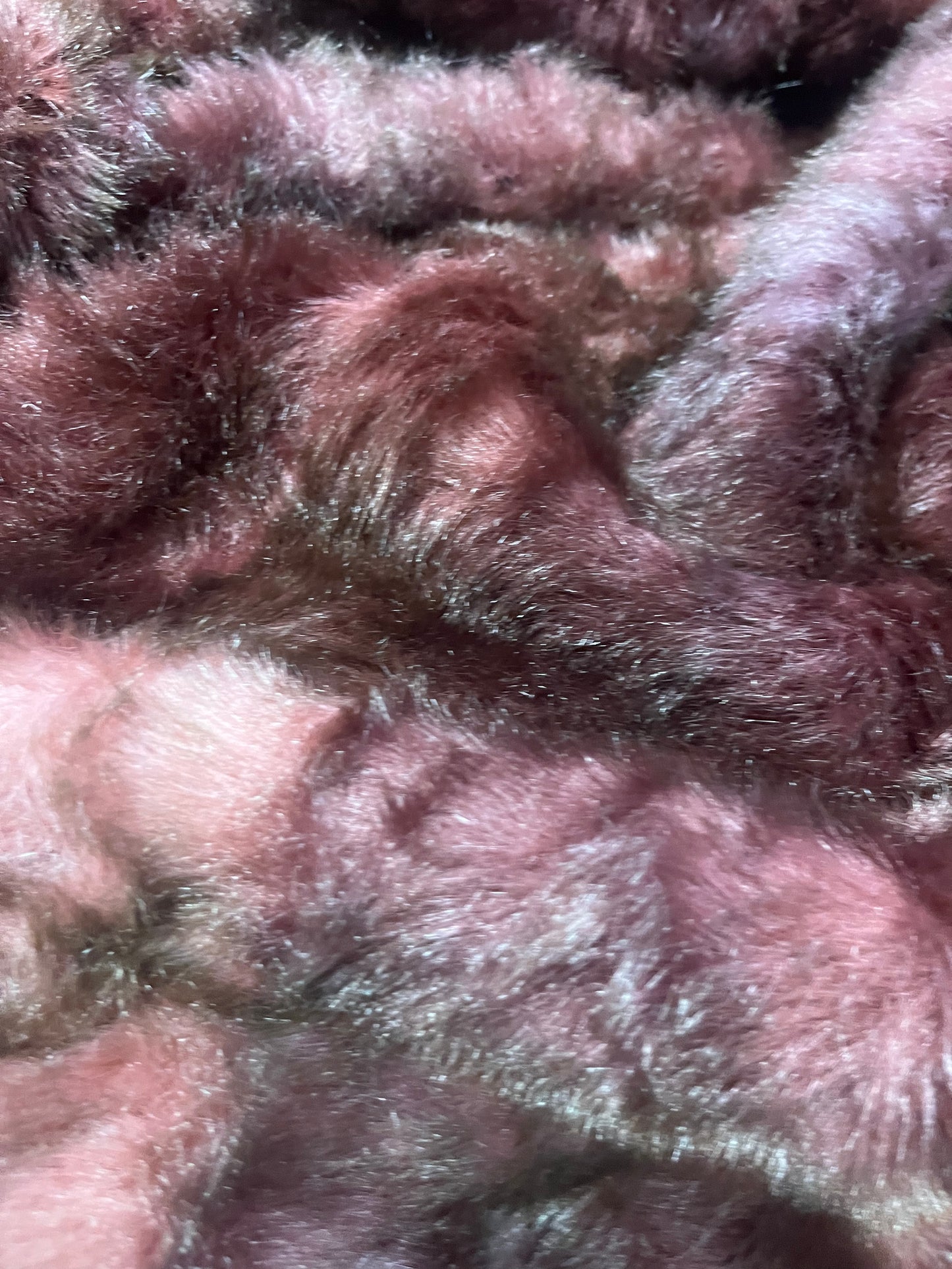 JUST 028 fake fur brique