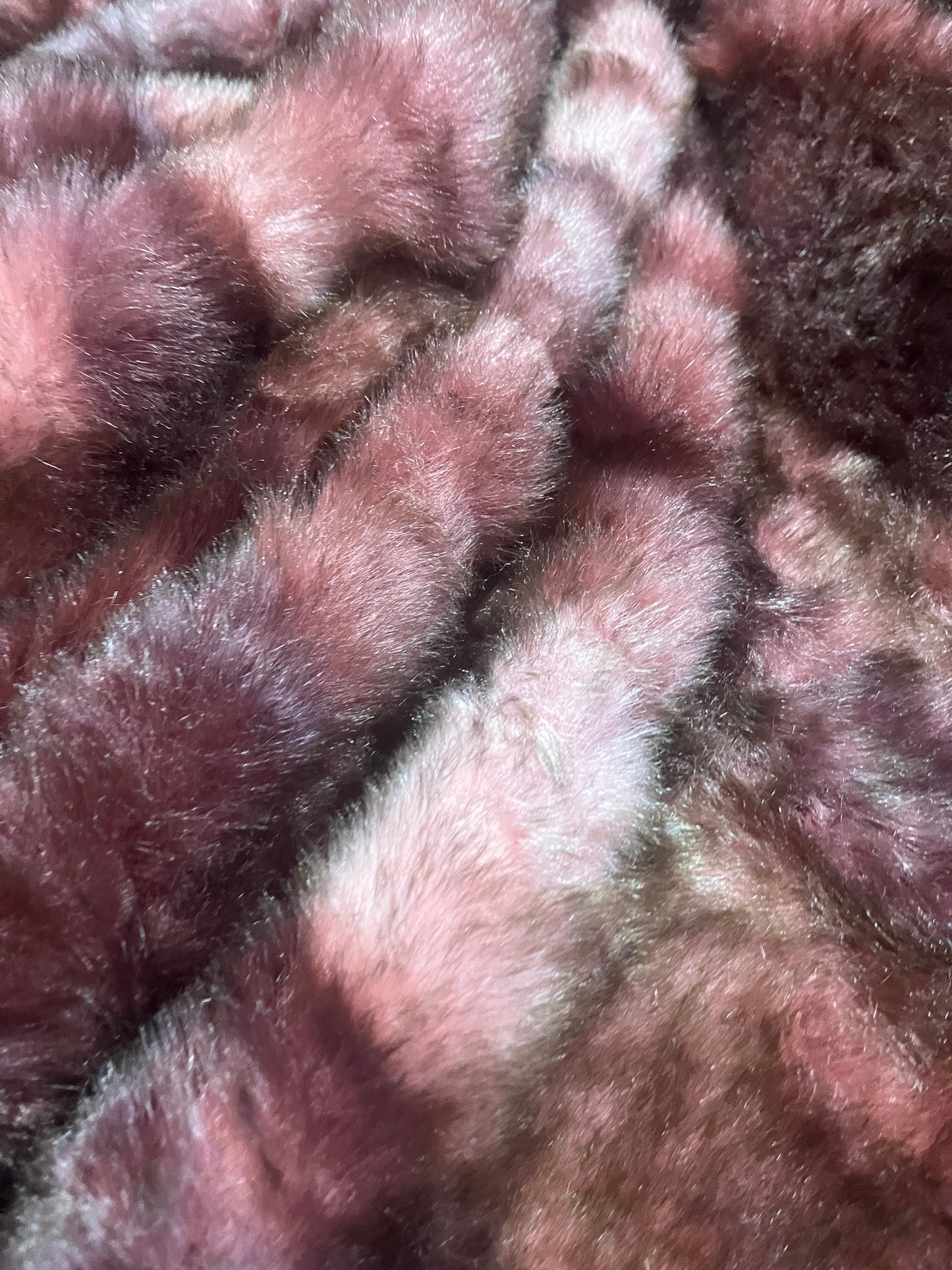 JUST 028 fake fur brique