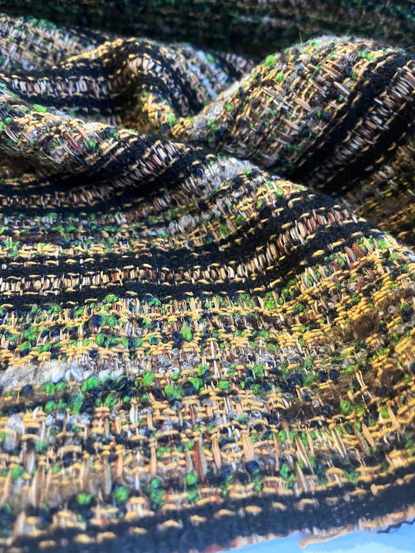 ZACHARIE 001  heavy wool bouclette stripes