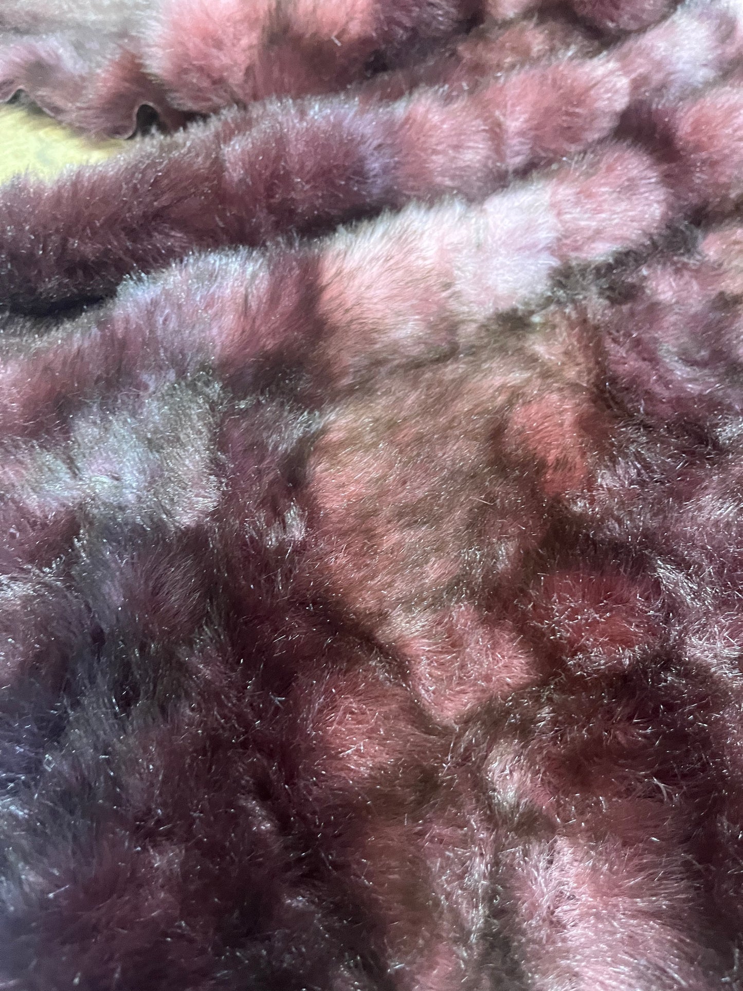 JUST 028 fake fur brique