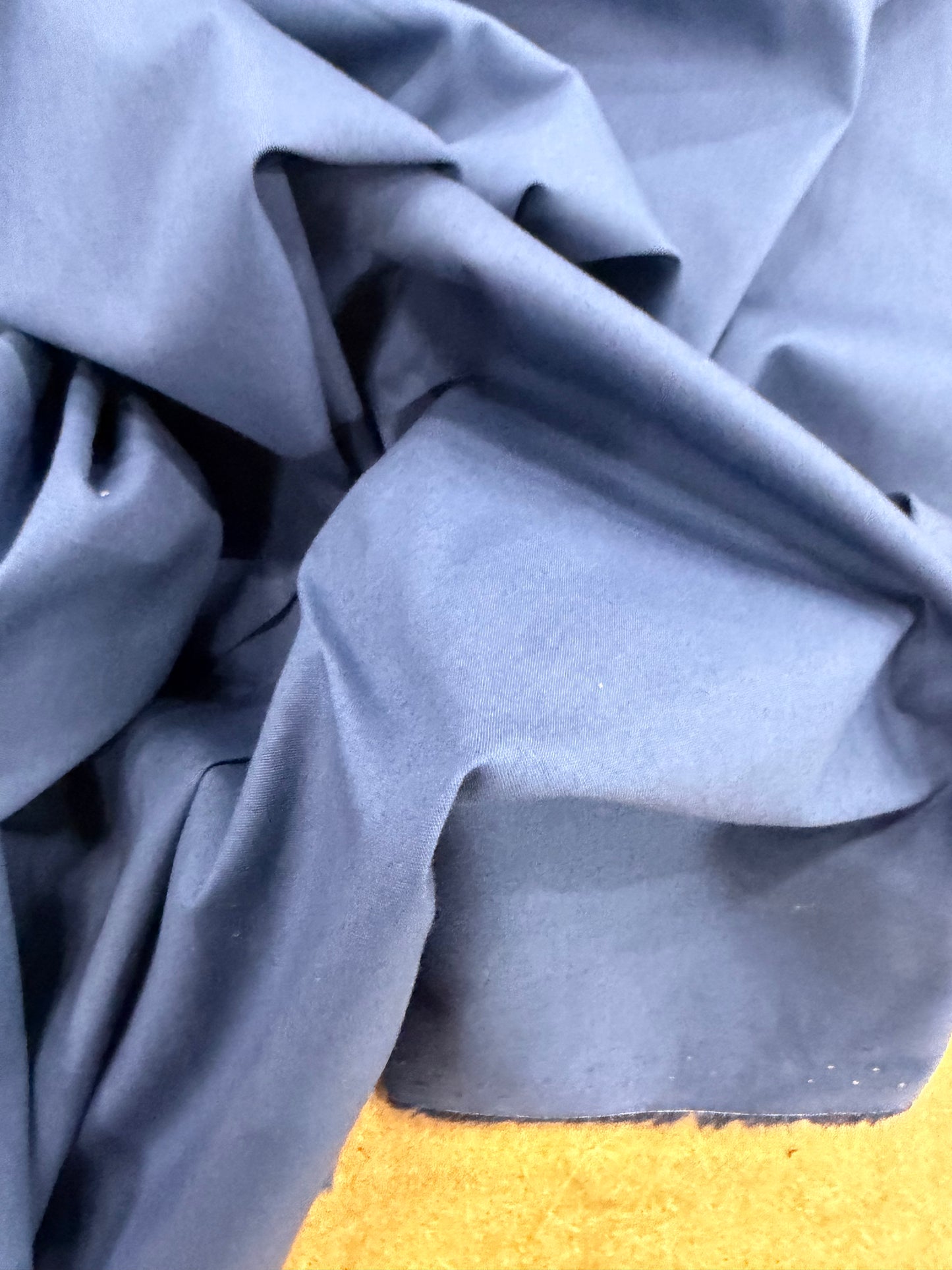 EMILE 002 indigo blue Poplin stretch prestige