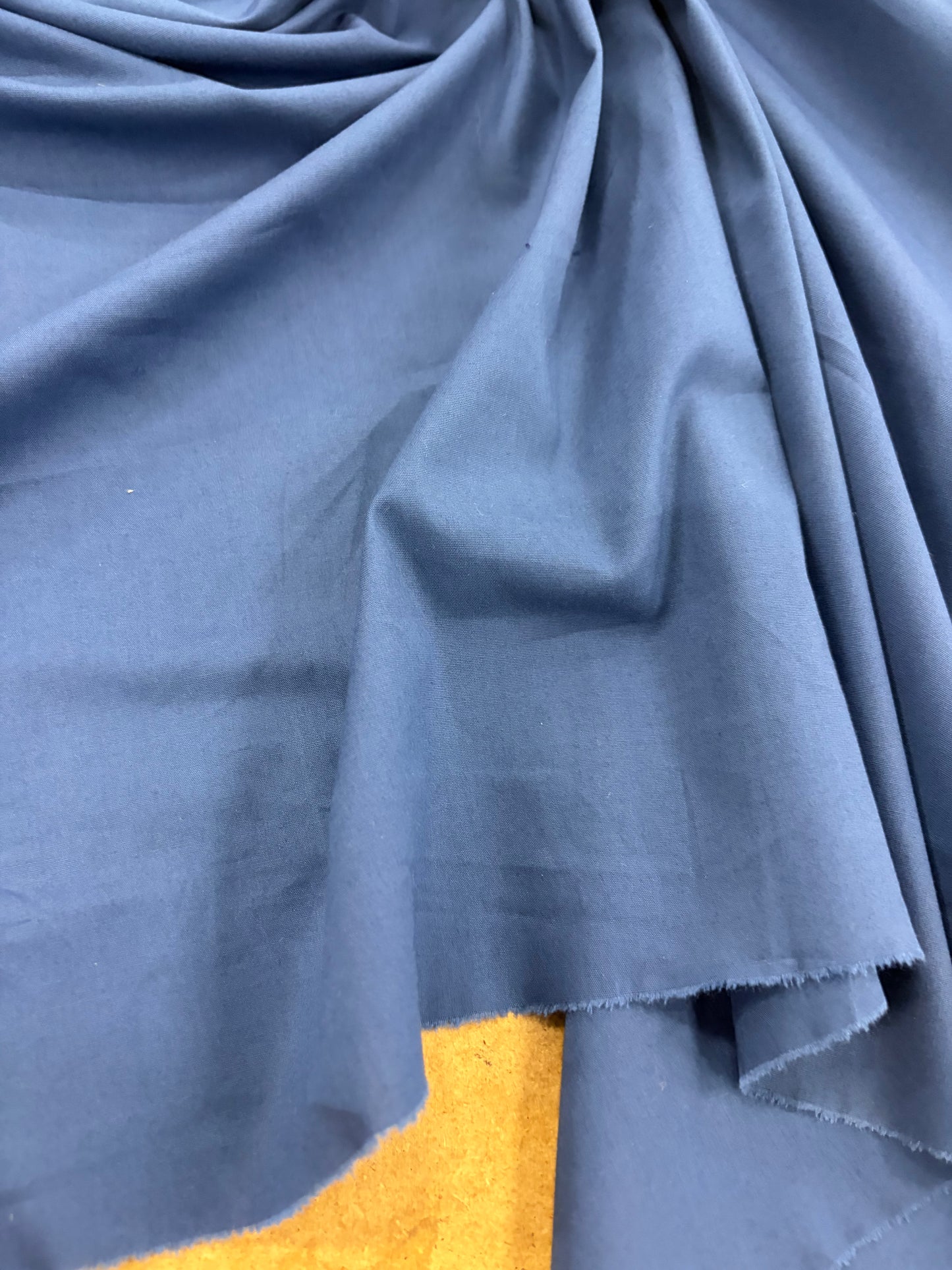 EMILE 002 indigo blue Poplin stretch prestige