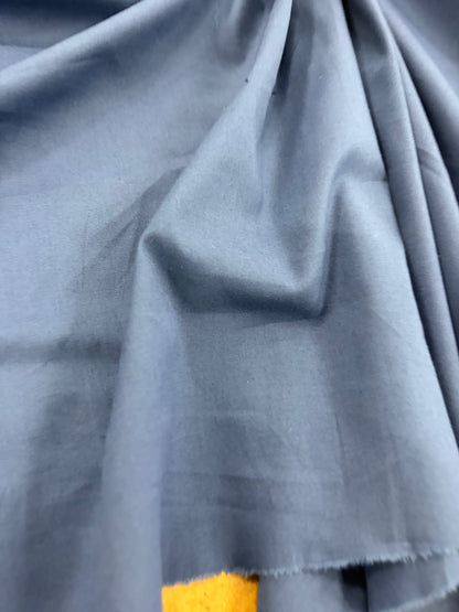 EMILE 002 indigo blue Poplin stretch prestige