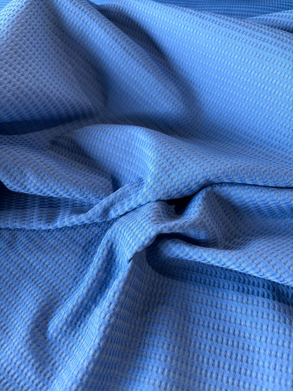 AL 017 cotton jacquard indigo