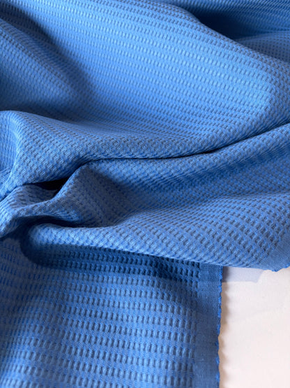 AL 017 cotton jacquard indigo