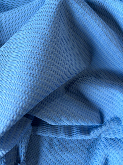 AL 017 cotton jacquard indigo
