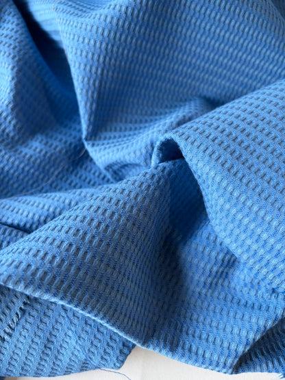 AL 017 cotton jacquard indigo