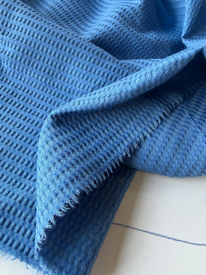 AL 017 cotton jacquard indigo