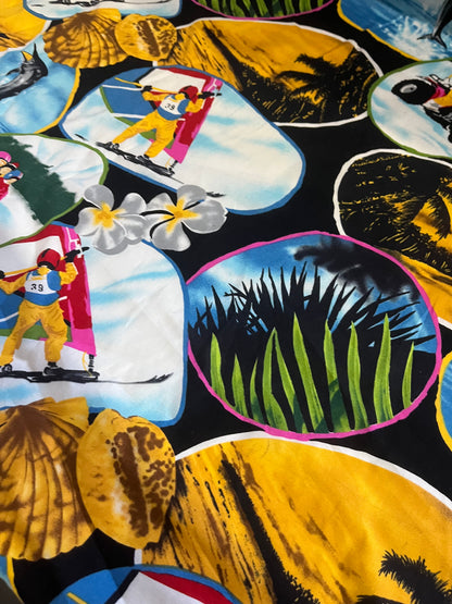 CLAUDY 010 cotton voile comic print