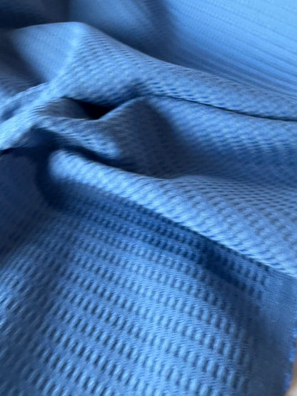 AL 017 cotton jacquard indigo