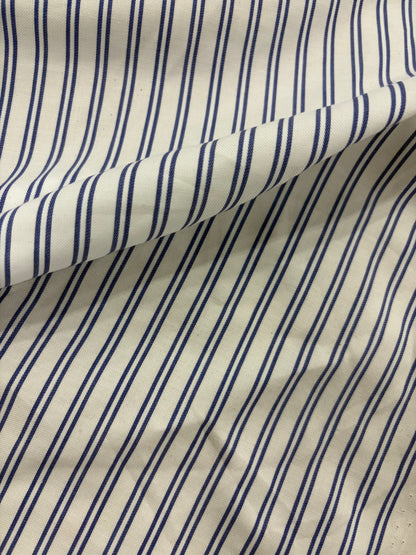 EMILE 005 cotton colourwoven striped shirting fabric