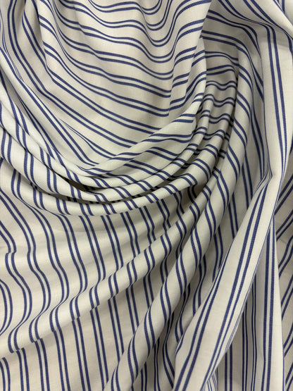EMILE 005 cotton colourwoven striped shirting fabric