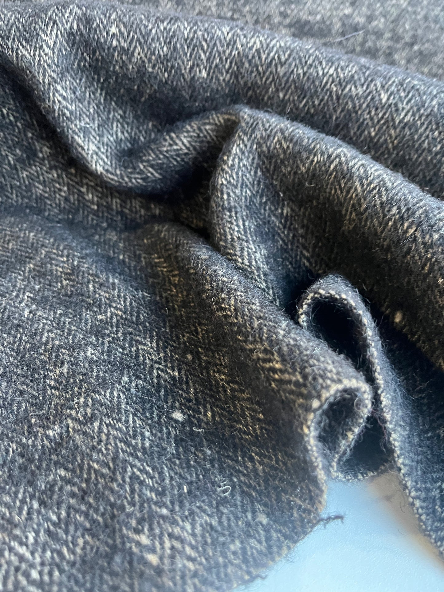 ZACHARIE 005 wool/mohair chevron coat fabric