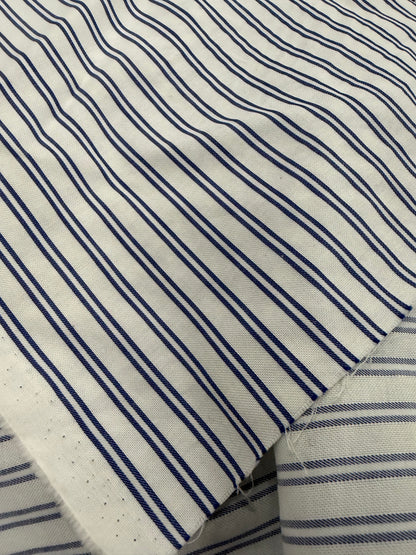 EMILE 005 cotton colourwoven striped shirting fabric