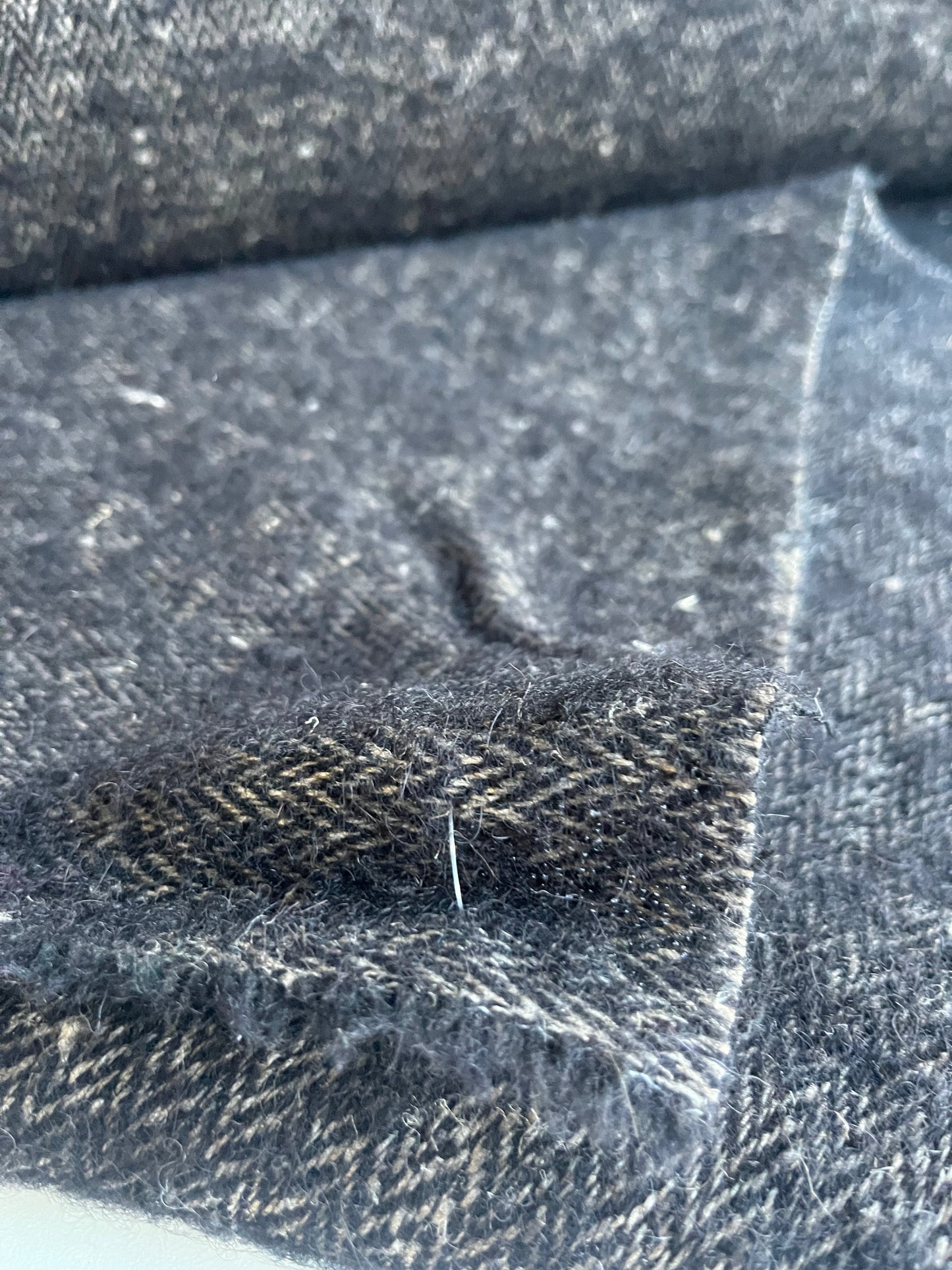 ZACHARIE 005 wool/mohair chevron coat fabric