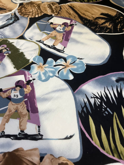 CLAUDY 012 cotton voile comic print