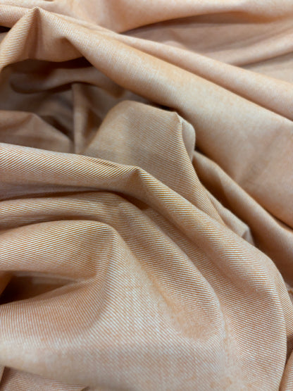 EMILE 008 orange cotton colourwoven shirting twill