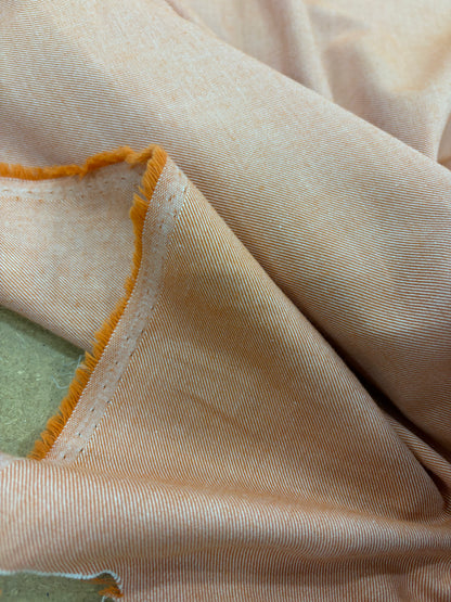 EMILE 008 orange cotton colourwoven shirting twill