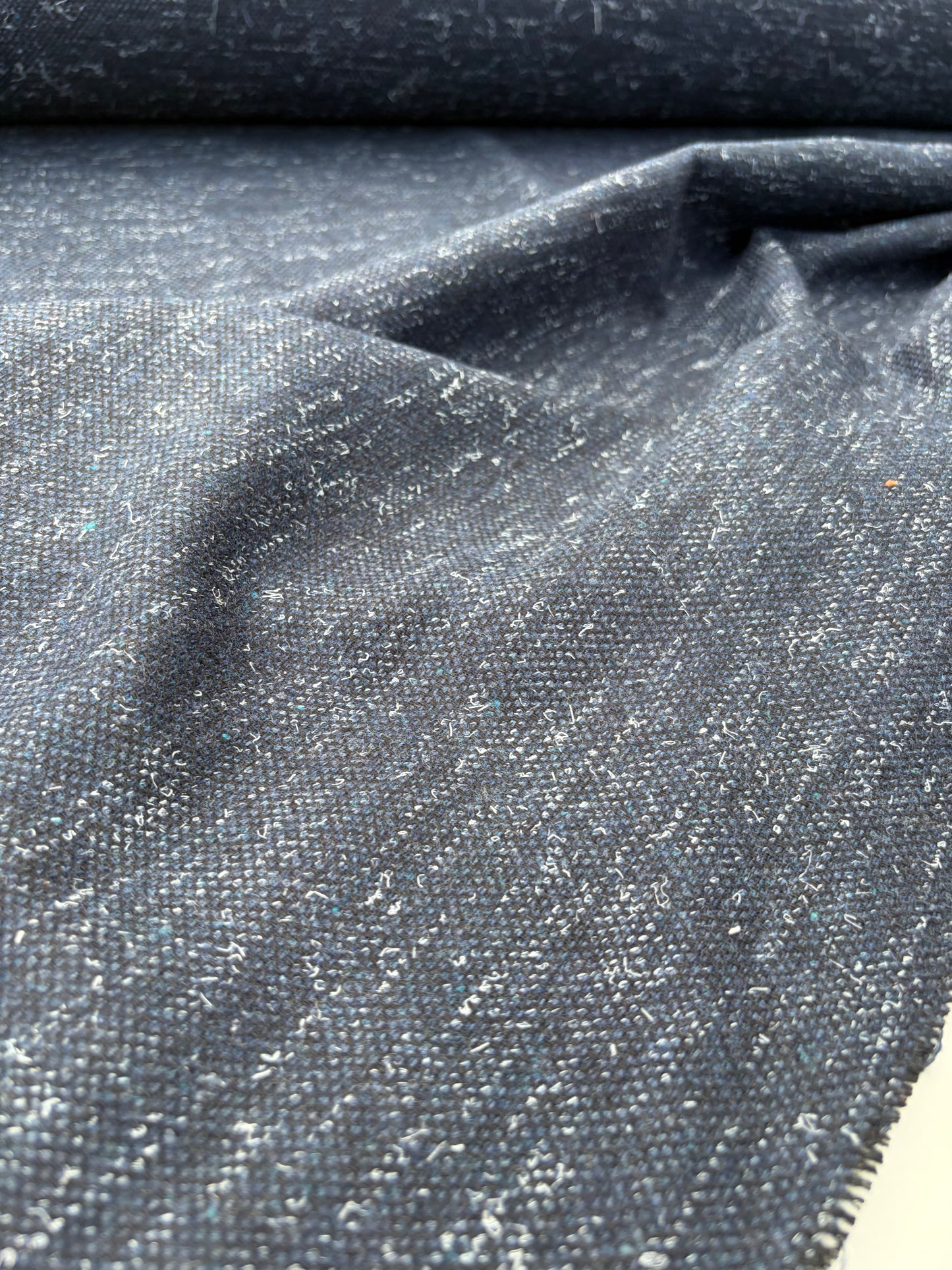 WOOL EDIT 020 indigo mélange wool drape
