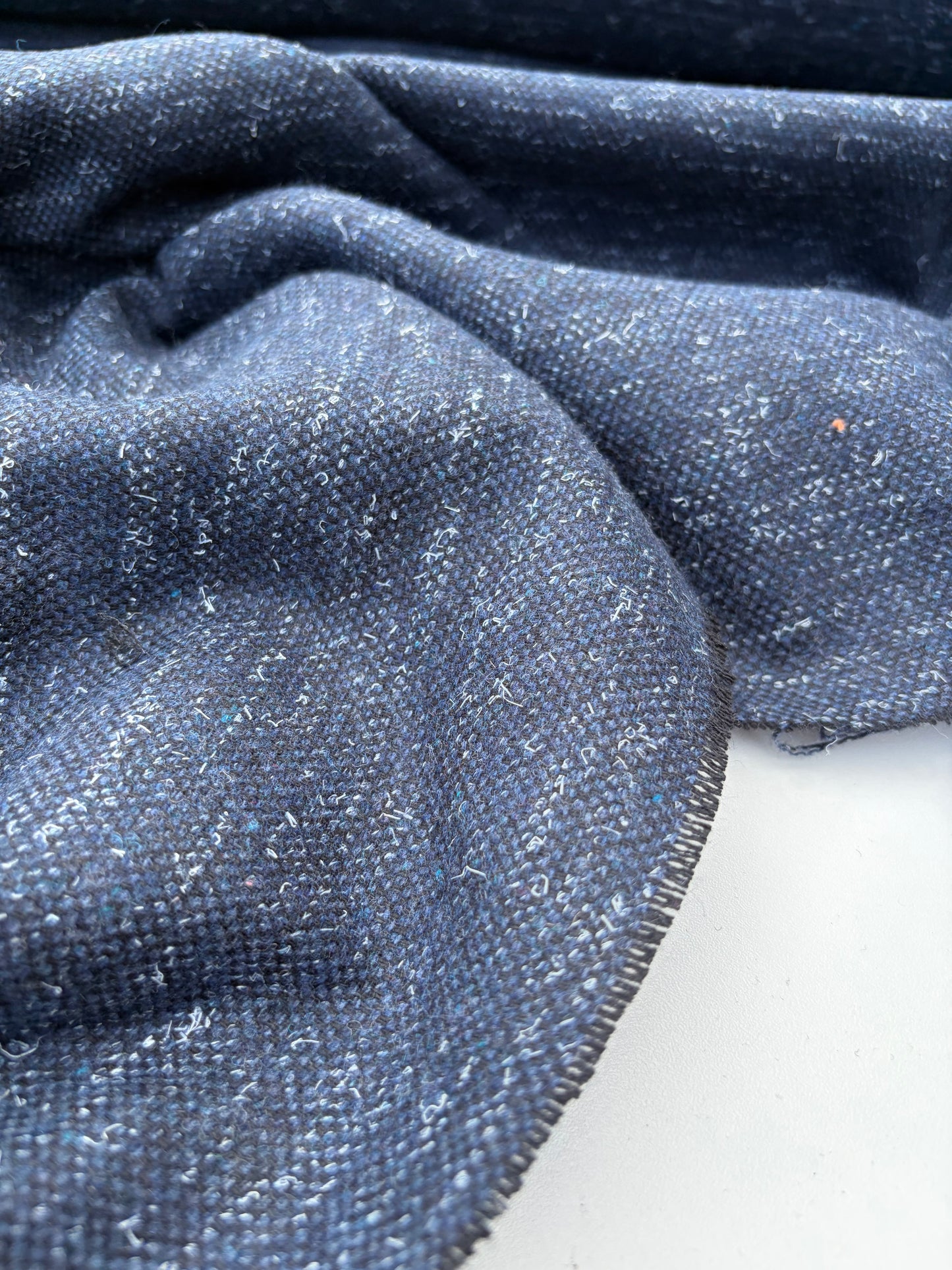WOOL EDIT 020 indigo mélange wool drape