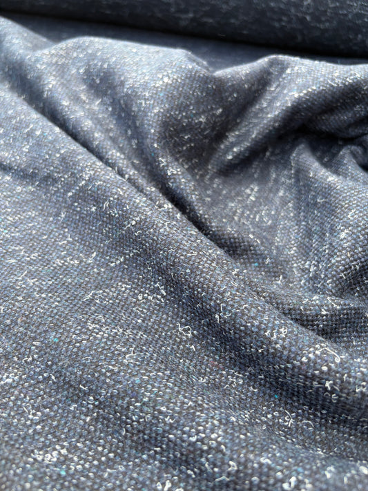 WOOL EDIT 020 indigo mélange wool drape