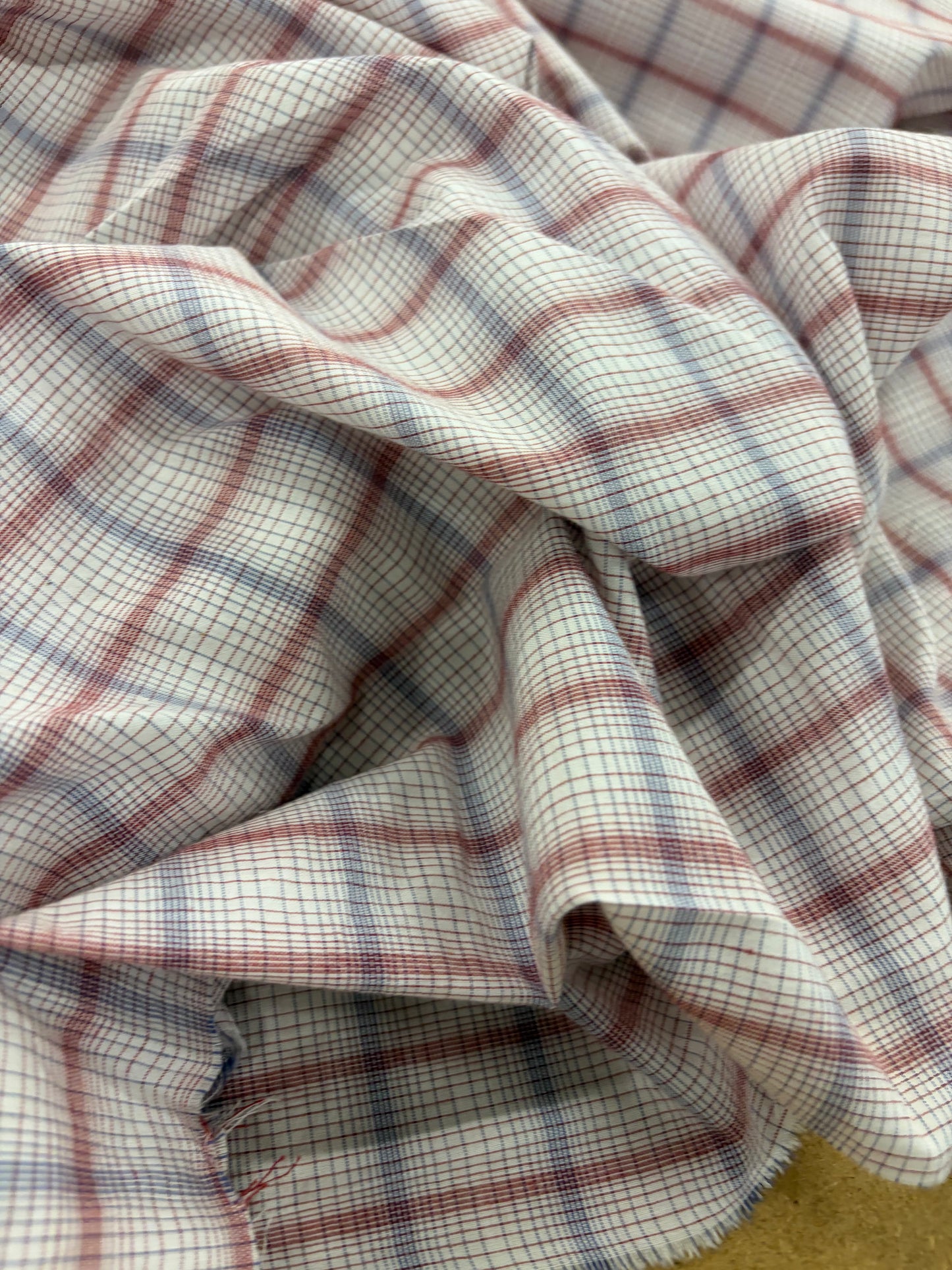 EMILE 011 cotton colourwoven shirting check