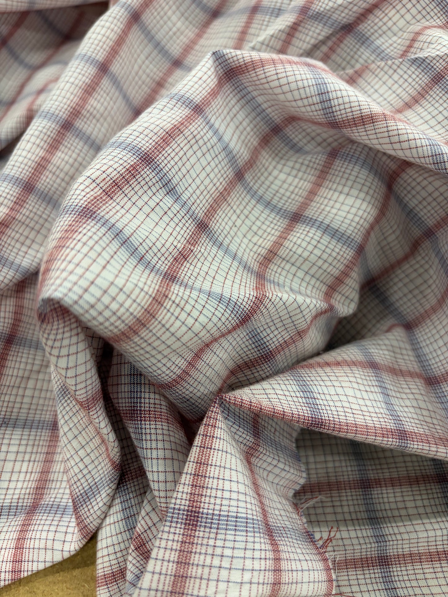 EMILE 011 cotton colourwoven shirting check
