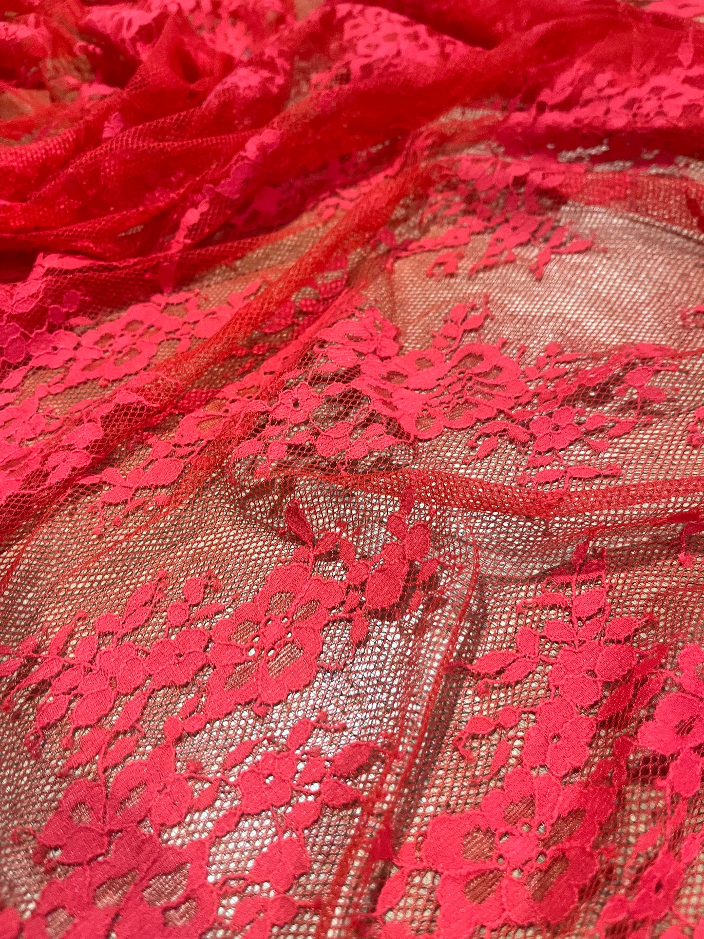 H02 JUST 034 stretch lace red