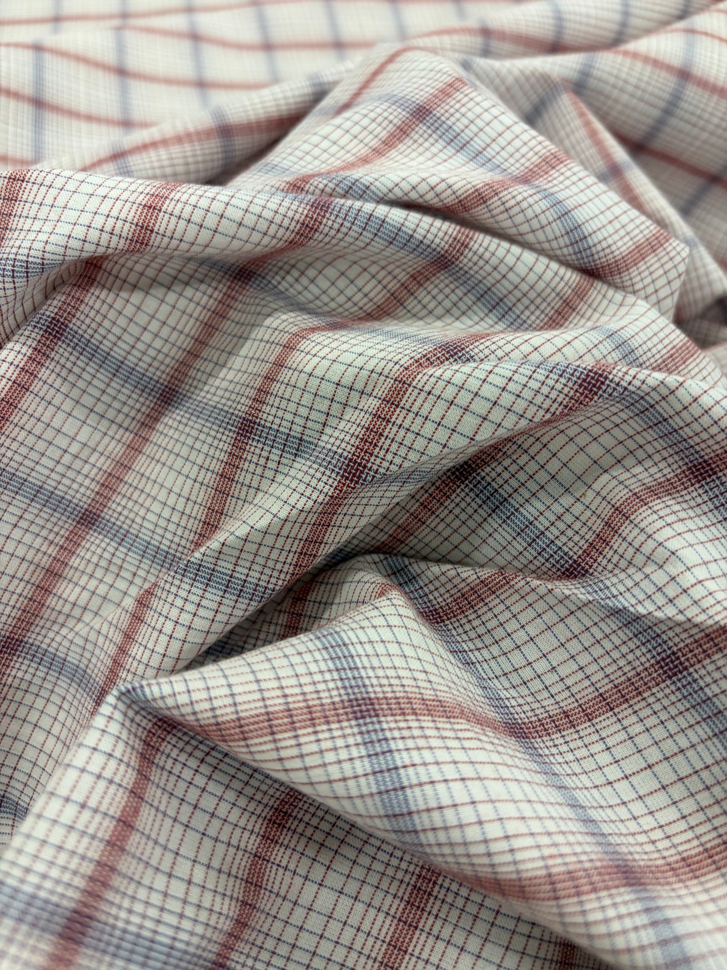 EMILE 011 cotton colourwoven shirting check