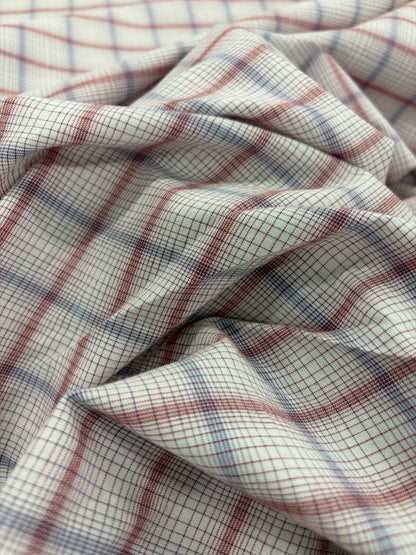 EMILE 011 cotton colourwoven shirting check