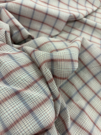 EMILE 011 cotton colourwoven shirting check