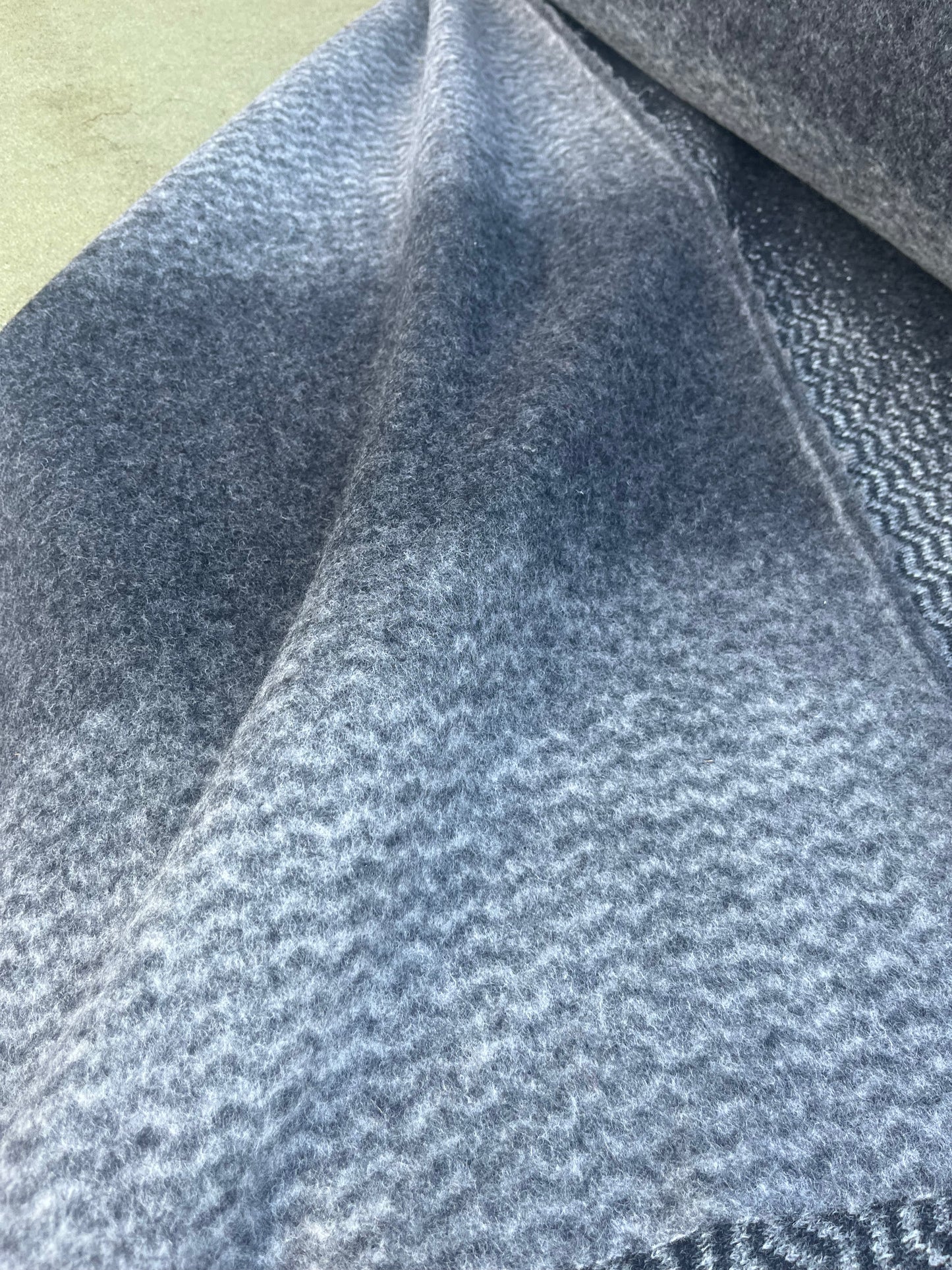 WINDSOR 005 heavy boiled wool with repeat stripe