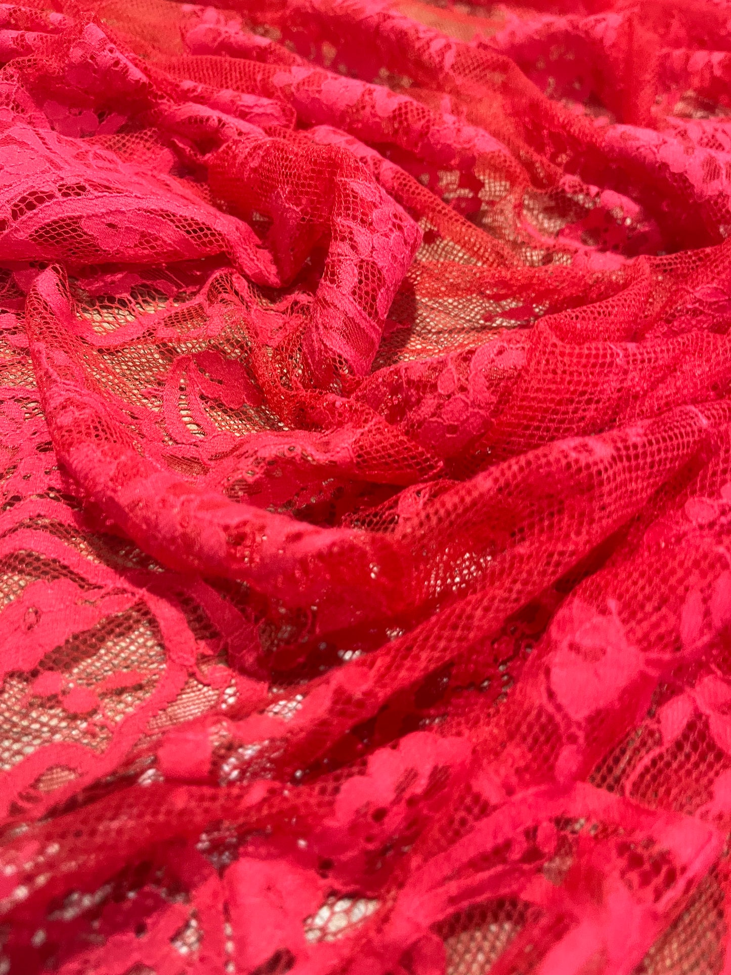 H02 JUST 034 stretch lace red