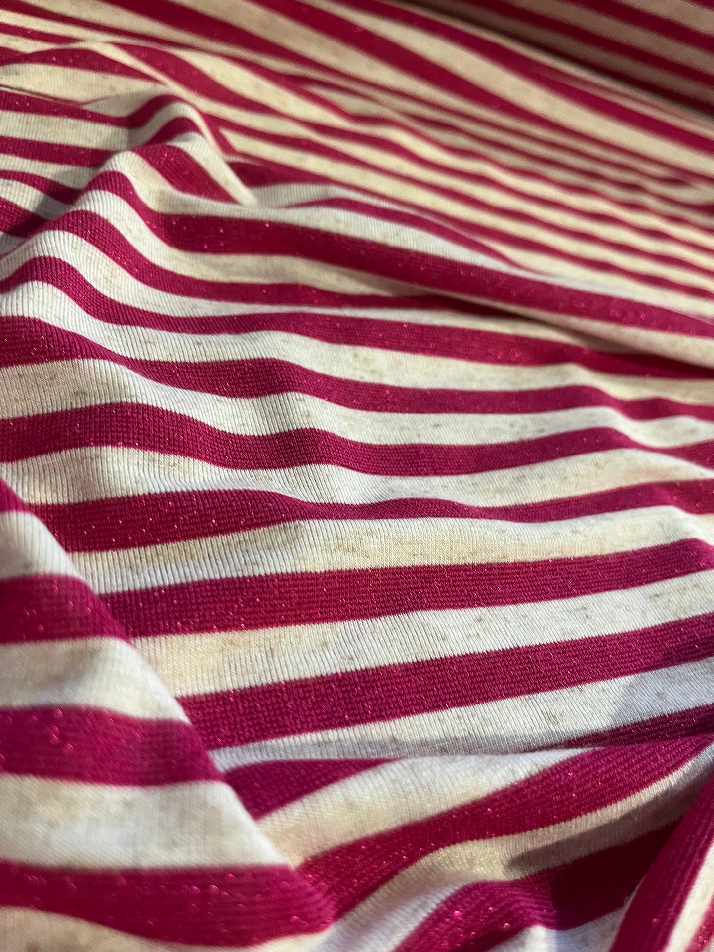 CLAUDY 017 viscose jersey stripes with lurex