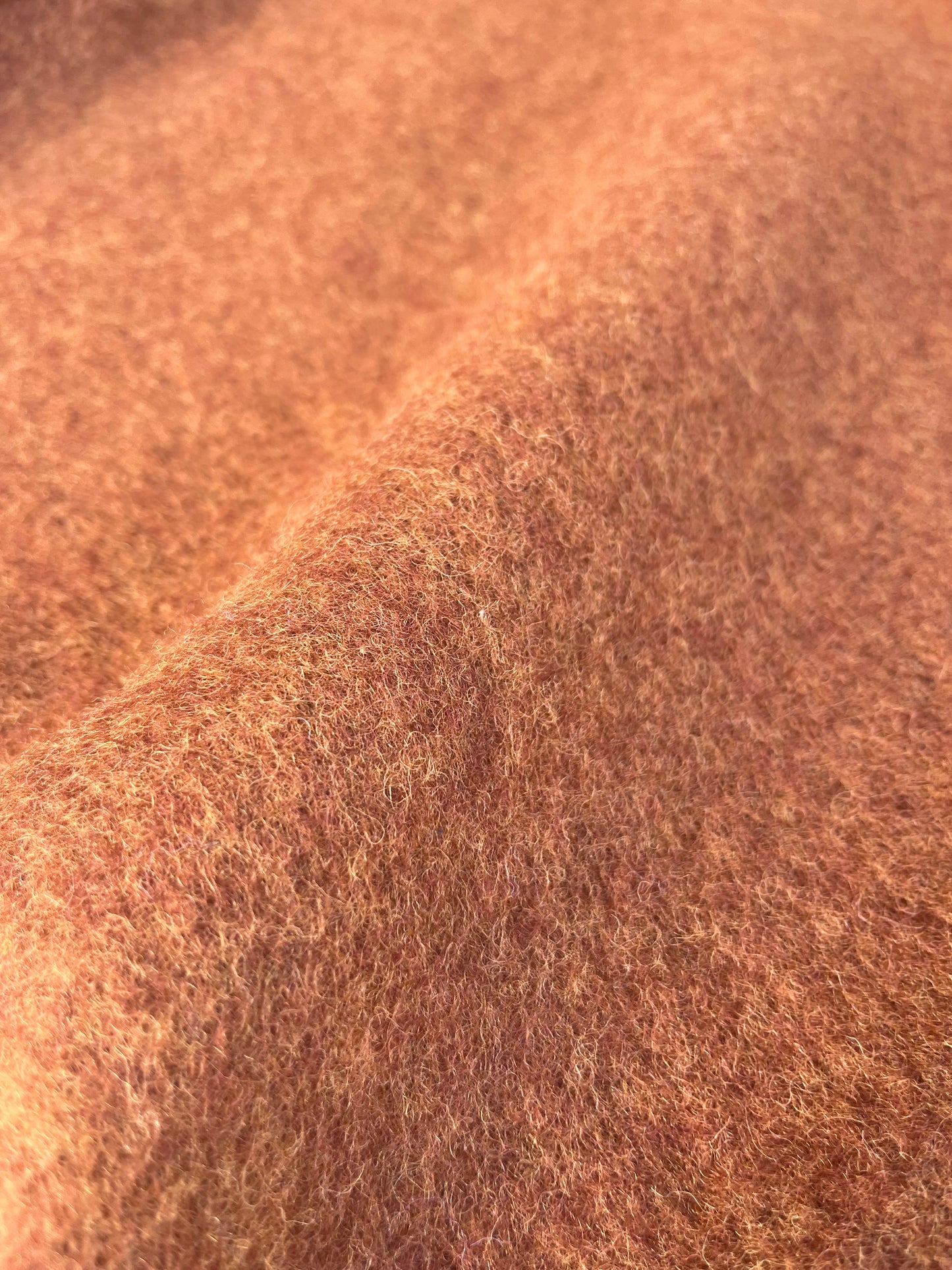 WINDSOR 007 heavy boiled wool cognac