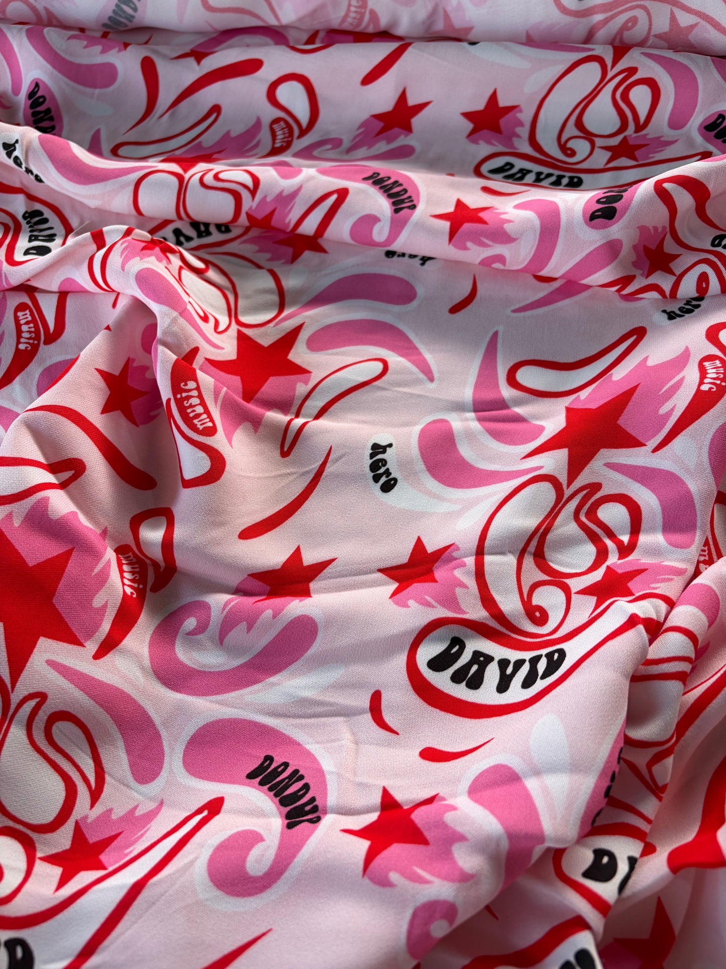 LC AL 024 crêpe Dondup print pink/red