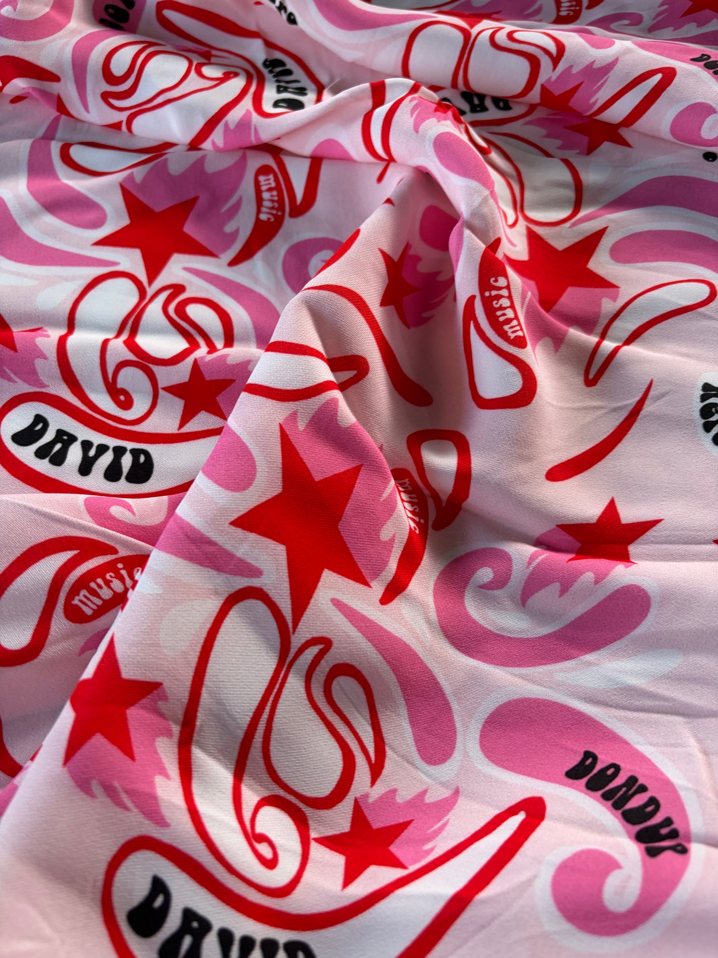 LC AL 024 crêpe Dondup print pink/red