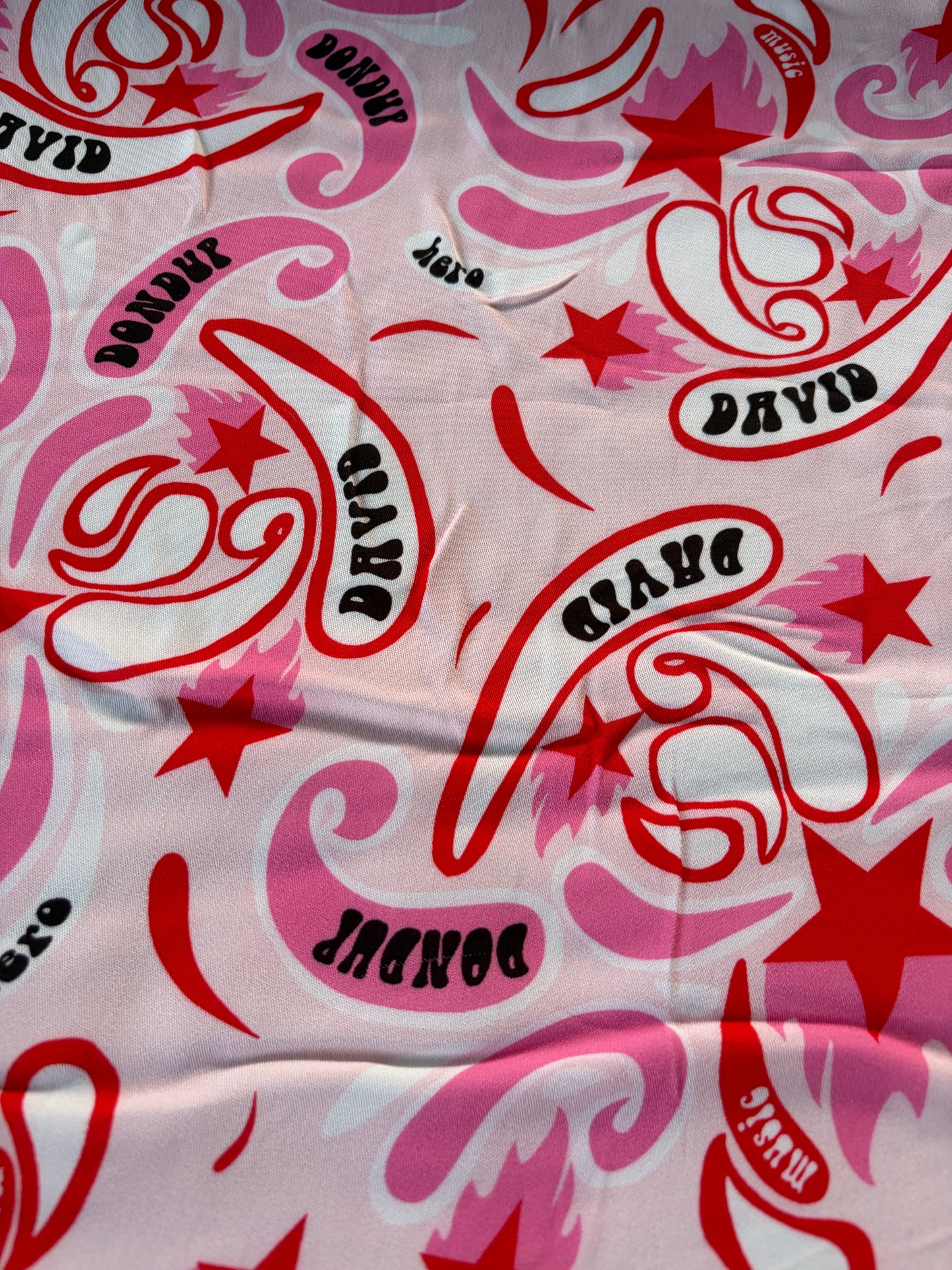 LC AL 024 crêpe Dondup print pink/red
