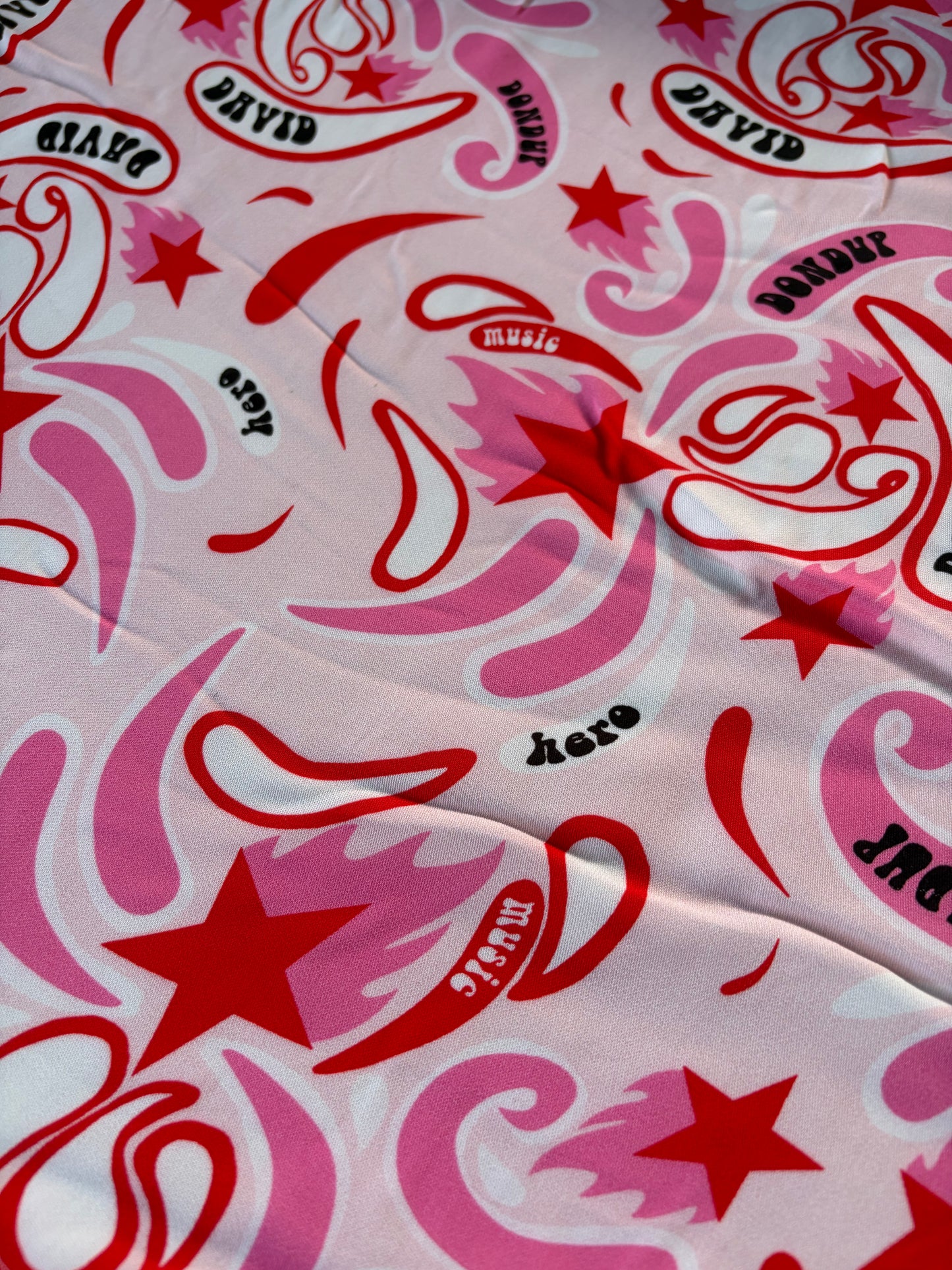 LC AL 024 crêpe Dondup print pink/red