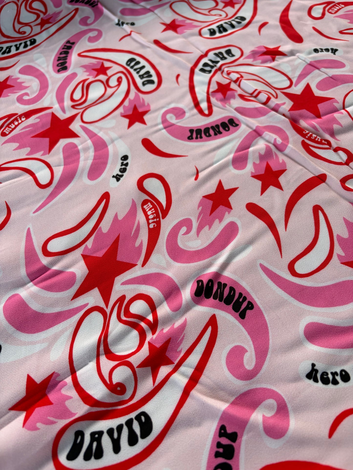 LC AL 024 crêpe Dondup print pink/red