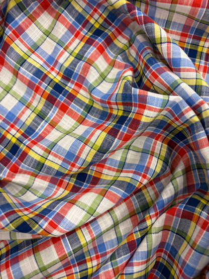 EMILE 014 cotton colourwoven shirting check